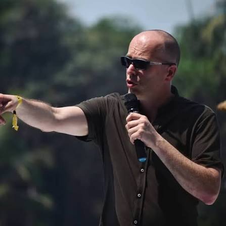 Nick Orton speaking at an event